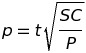 How To: Determine Stayed Surface Calculations Pitch Formula