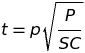 How To: Determine Stayed Surface Calculations Thickness Formula