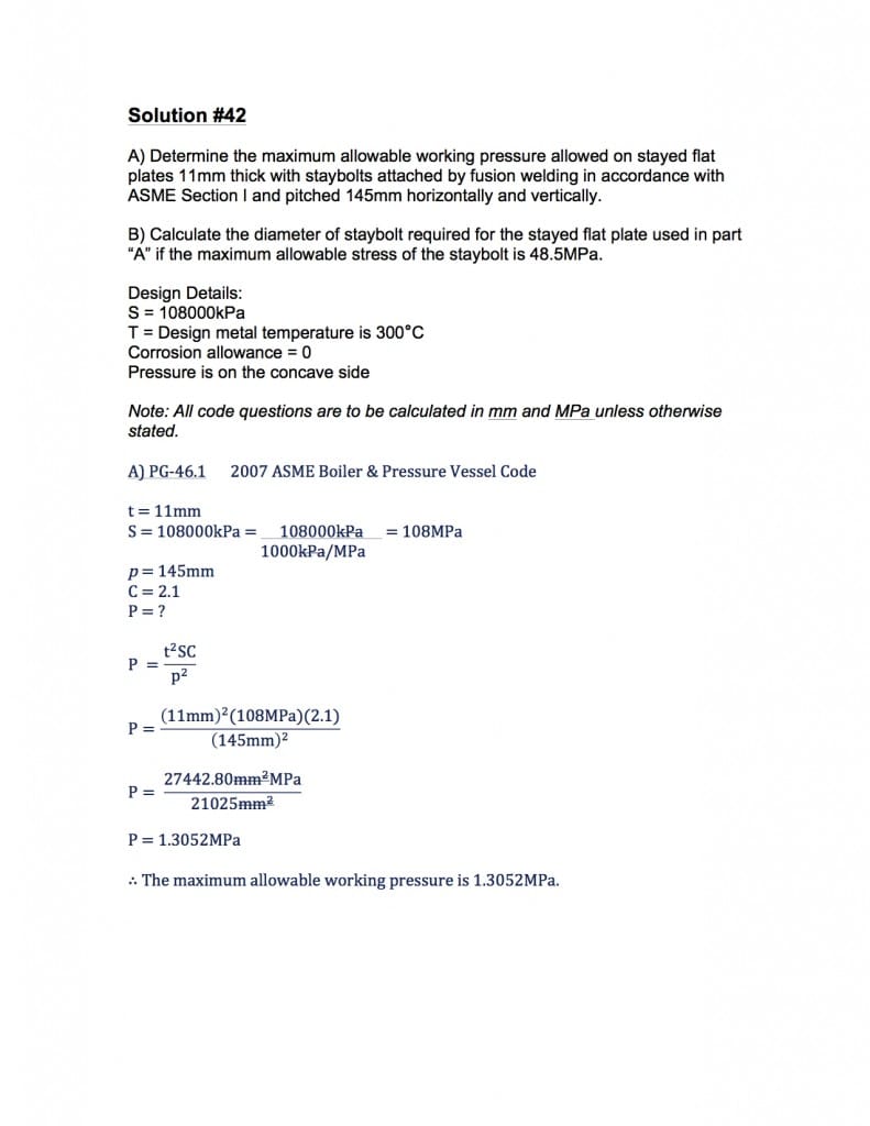 2A1 Solution #42 Part (1/2)